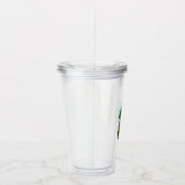 ヴィンテージターコイズバラ アクリルタンブラー (右)