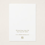 ヴィンテージターコイズブルーイヤリングディスプレイカード (裏面)