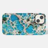 ヴィンテージターコイズモザイク iPhoneケース (裏面横)