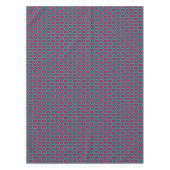 ヴィンテージターコイズレッドフローラディアンツスバーバタス テーブルクロス (正面)