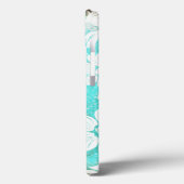 ヴィンテージターコイズ花柄 Case-Mate iPhoneケース (裏面 / 左)