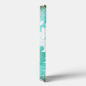 ヴィンテージターコイズ花柄 Case-Mate iPhoneケース (裏面 / 右)