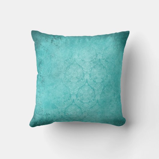 ヴィンテージターコイズ装飾用クッション クッション (裏面)