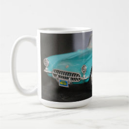 ヴィンテージターコイズ転換模型車 コーヒーマグカップ