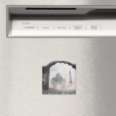 ヴィンテージタージマハル磁石 – アグラインド旅行 マグネット (インサイチュ (食洗機))