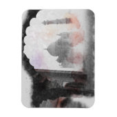 ヴィンテージタージマハル磁石 – アグラインド旅行 マグネット (縦)