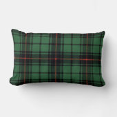 ヴィンテージタータンチェック、ダビッドソンモダンパターン ランバークッション (正面)