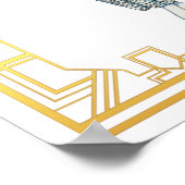 ヴィンテージターンオブセンチュリーファッションヴィンテージアート ポスター (角)