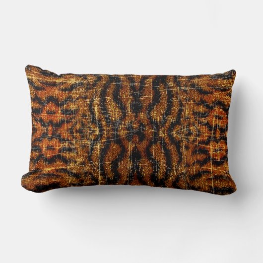 ヴィンテージタ動揺してイグランジガーアニマルプリント ランバークッション (正面)