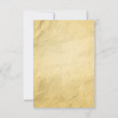 ヴィンテージダイニングツール ブライダルシャワー ビンゴカード (裏面)