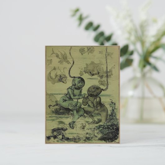 ヴィンテージダイバー提案はがき ポストカード (スタンド正面)