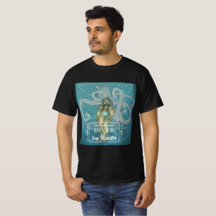 ヴィンテージダイバー&シーモンスター Tシャツ