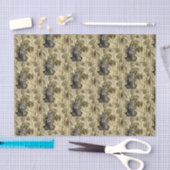 ヴィンテージダイビングヘルメット 薄葉紙 (クラフト)