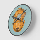 ヴィンテージダイビングベル ラウンド壁時計 (傾斜)