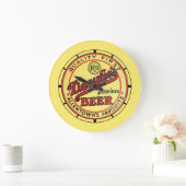 ヴィンテージダイファーズビール ラージ壁時計 (ホーム)