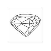 ヴィンテージダイヤモンド付きゴム印 ラバースタンプ (インプリント)