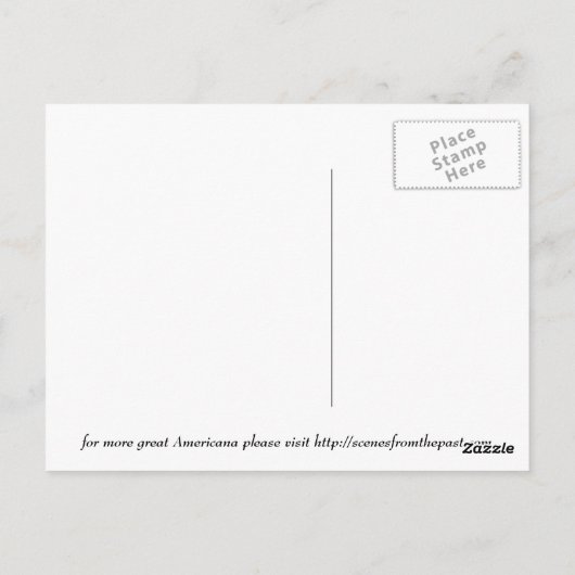 ヴィンテージダウンタウンセントクレア（ミシガン州） ポストカード (裏面)