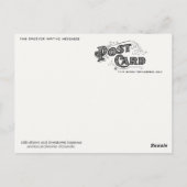 ヴィンテージダウンタウンデンバー葉書 – 再印刷 ポストカード (裏面)