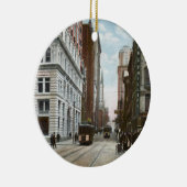 ヴィンテージダウンタウンピッツバーグオーナメント セラミックオーナメント (右)