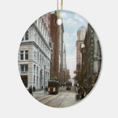 ヴィンテージダウンタウンピッツバーグオーナメント セラミックオーナメント (左)