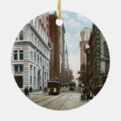 ヴィンテージダウンタウンピッツバーグオーナメント セラミックオーナメント (裏面)