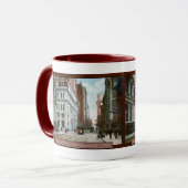 ヴィンテージダウンタウンピッツバーグコーヒーマグ マグカップ (正面左)