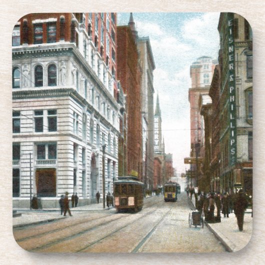 ヴィンテージダウンタウンピッツバーグ コースター (正面)