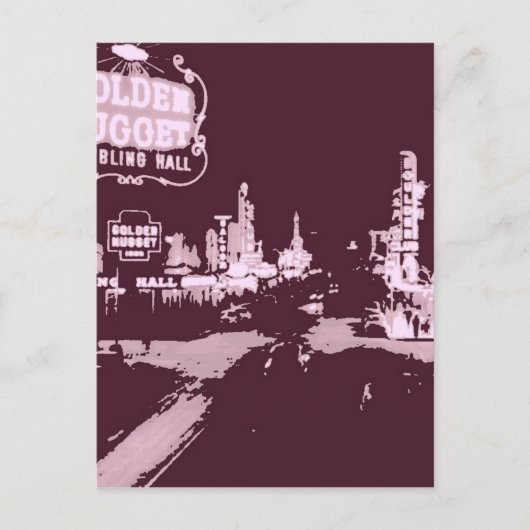 ヴィンテージダウンタウンラスベガス ポストカード (正面)