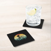 ヴィンテージダウンヒルMTBマウンテンバイク スクエアペーパーコースター (インサイチュ)