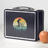 ヴィンテージダウンヒルMTBマウンテンバイク メタルランチボックス (インサイチュ)