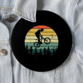 ヴィンテージダウンヒルMTBマウンテンバイク 缶バッジ (インサイチュ)