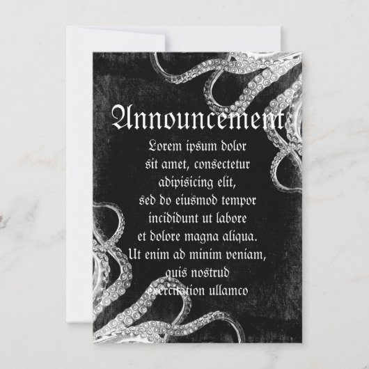 ヴィンテージダコ 案内状 (正面)