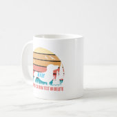 ヴィンテージダシュントレトロサンクールドッグ恋人 コーヒーマグカップ (正面左)