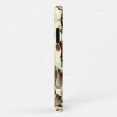 ヴィンテージダシュント絵を描シームレス Case-Mate iPhoneケース (裏面/右)