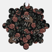 ヴィンテージダスティバラアライグマ オーナメントカード (正面)