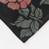 ヴィンテージダスティバラアライグマ フリースブランケット (角)