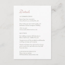 ヴィンテージダスティバラピンクレ結婚ース詳細 エンクロージャーカード