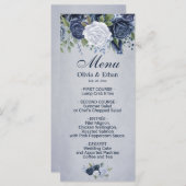 ヴィンテージダスティブルーウォーターバラ メニュー (正面/裏面)