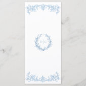 ヴィンテージダスティブルー華美結婚ズ メニュー (裏面)