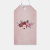 ヴィンテージダスティローズブーケ ギフトタグ (裏面)