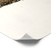 ヴィンテージダチョウイラストレーションレトロ1700sダチョウ ポスター (角)