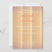 ヴィンテージダチョウカップ淡い色のル – オレンジ 招待状 (裏面)