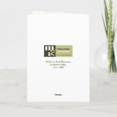 ヴィンテージダックイースターグリーティングカード シーズンカード (裏面)