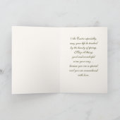 ヴィンテージダックイースターグリーティングカード シーズンカード (内部)