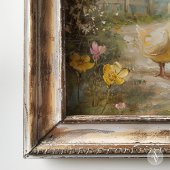 ヴィンテージダッククリングポートレート春ファームライフダック ポスター