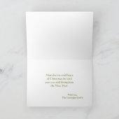 ヴィンテージダックスシャンドドッグスクリスマスホリデーカード シーズンカード (内部)