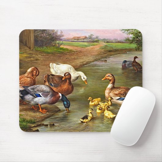 ヴィンテージダックスダックリングスファーム動物 マウスパッド (マウス)