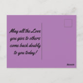 ヴィンテージダックス母の日 ポストカード (裏面)