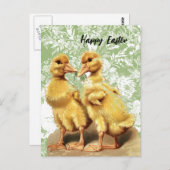 ヴィンテージダックリングイースター ポストカード (正面/裏面)