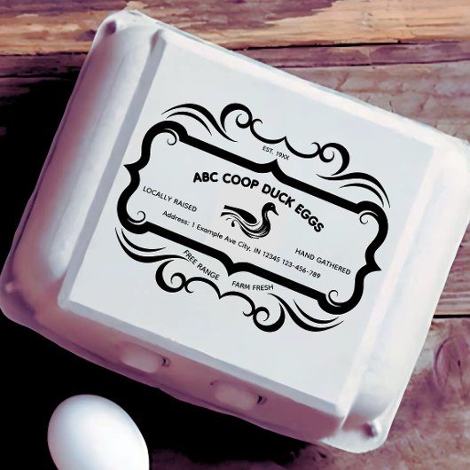 ヴィンテージダックEGGスタンプ ラバースタンプ